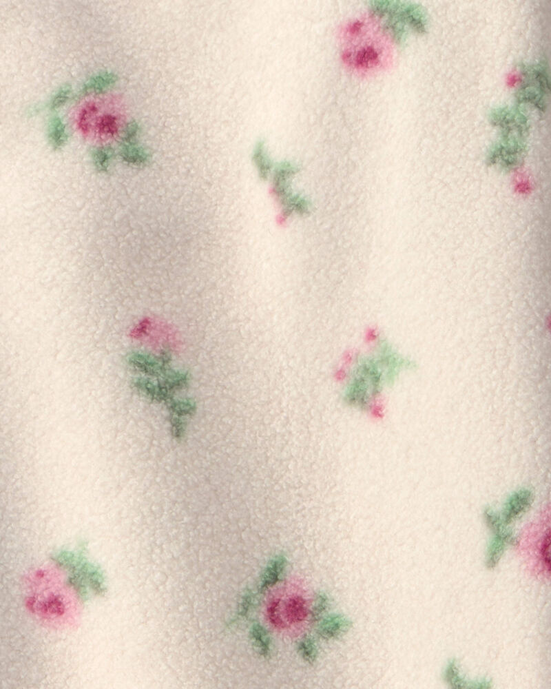Baby Girl Recycled Mircofleece Jumpsuit in Radiant Rose, image 4 of 4 slides