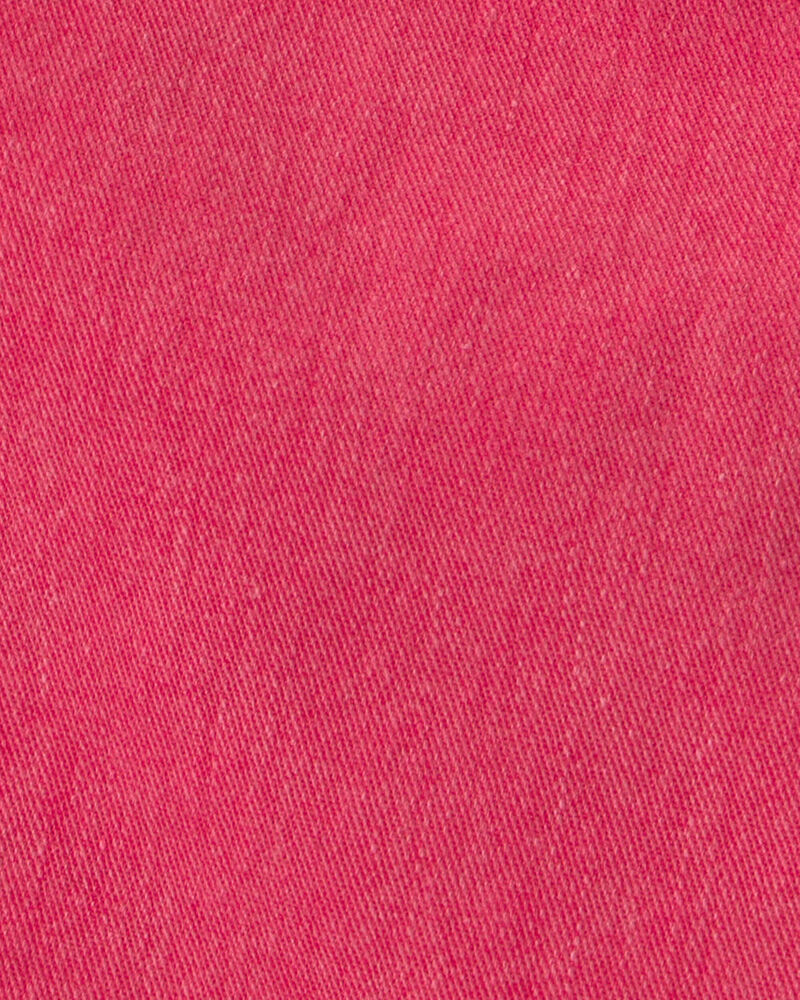 Gar&ccedil;ons - Short en serg&eacute; extensible - Rouge, image 3 sur 3 diapositives