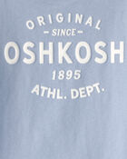 Baby OshKosh Logo Short-Sleeve Graphic Tee - Blue, image 3 of 4 slides