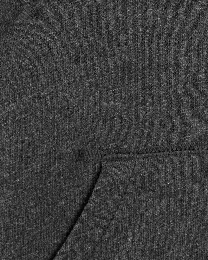 Toddler Marled Zip-Up French Terry Hoodie, image 2 of 3 slides