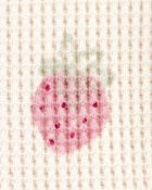 Toddler Strawberry Print Short-Sleeve Fashion Top, image 2 of 3 slides