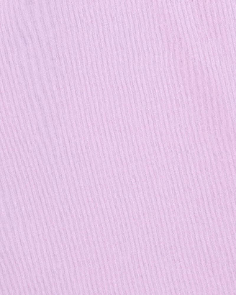 Kid Purple Cotton Tee, image 2 of 4 slides