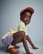 Toddler Boy Henley Tee with Pocket - Yellow, image 5 of 5 slides