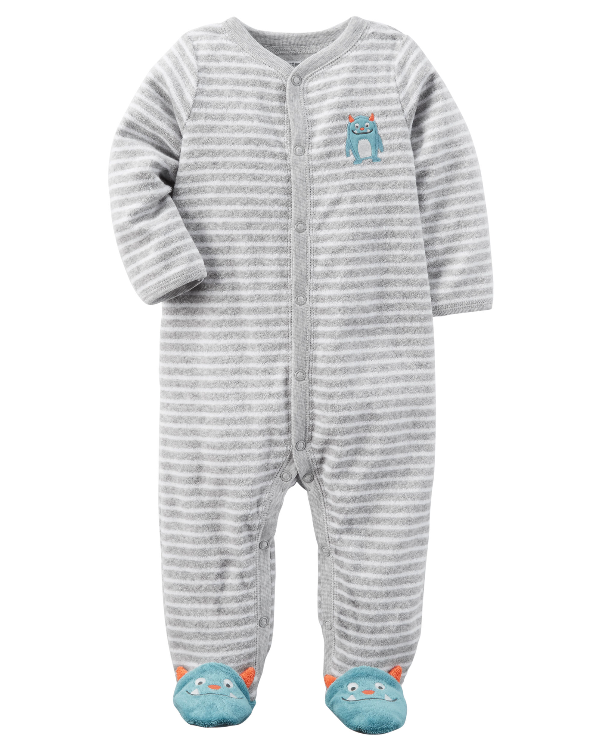 carter's terry cloth sleepers