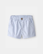 Toddler Boy Twill Shorts - Blue, image 1 of 4 slides