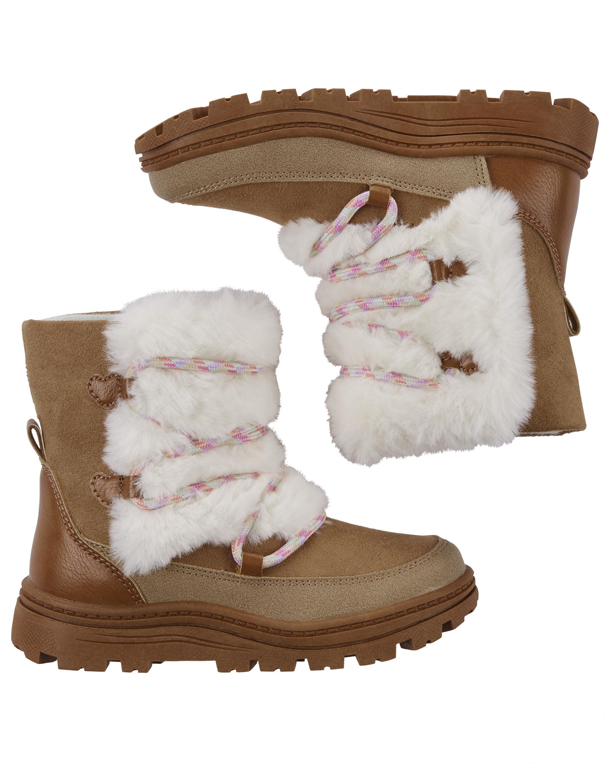 toddler fuzzy boots