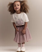 Toddler Girl Picnic Relaxed Graphic Tee - Cream, image 5 of 6 slides