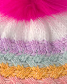 Toddler Girl Kombi Popsicle Pom Hat - Pink, image 3 of 3 slides