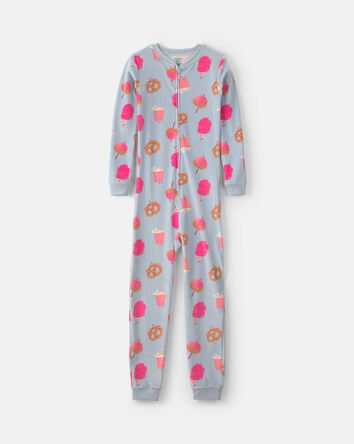 Filles - Pyjama ajust&eacute; 1 pi&egrave;ce en DreamPlush &agrave; motif aliment g&acirc;terie &ndash; Bleu, 
