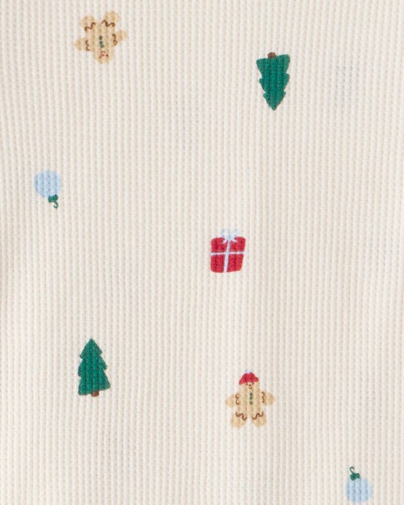 Toddler Holiday Print 2-Piece Pyjama Set , image 2 of 3 slides