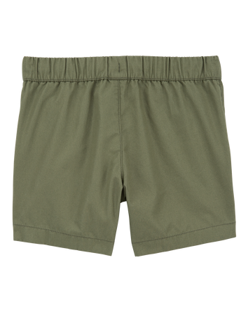Baby Pull-On Poplin Shorts, 