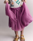 Toddler Girl Avenue Twirl&trade; Midi with Tulle - Purple, image 3 of 6 slides