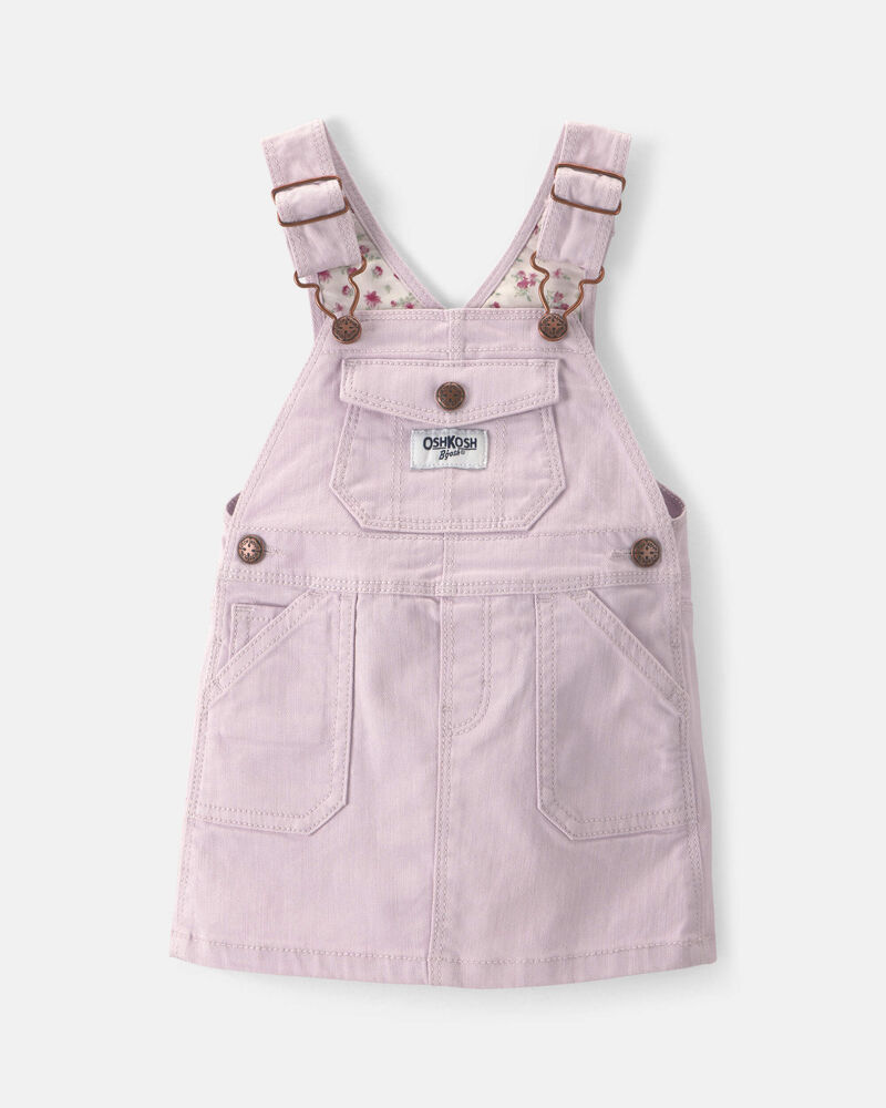 Baby Girl Twill Skirtall - Purple, image 1 of 4 slides