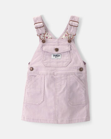Baby Girl Twill Skirtall - Purple, 