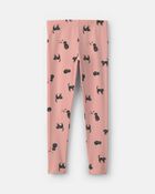 Filles - Legging extensible &agrave; motif de chat d&rsquo;Halloween &ndash; Rose, image 2 sur 3 diapositives
