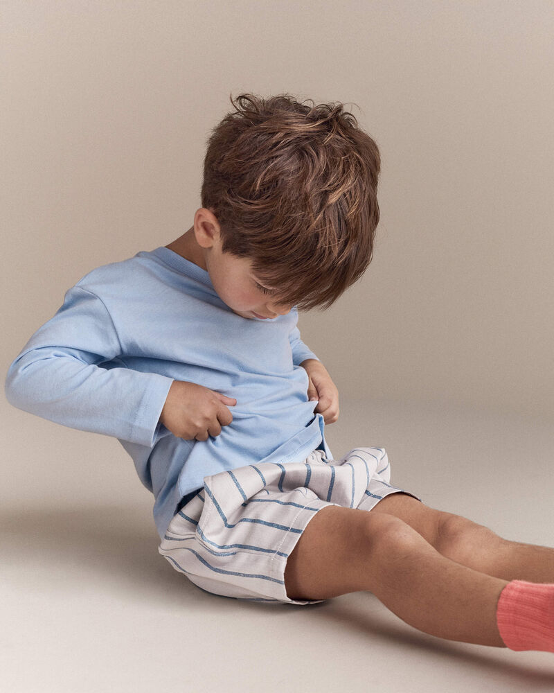 Tout-petit - T-shirt d&eacute;contract&eacute; &agrave; manches longues &laquo;I Feel&raquo; - Bleu, image 5 sur 6 diapositives