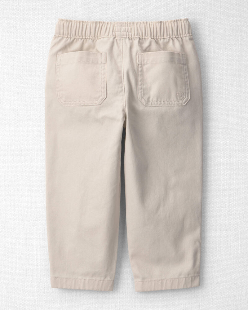 Tout-petit - Pantalon ample en serg&eacute; de coton biologique, image 2 sur 4 diapositives