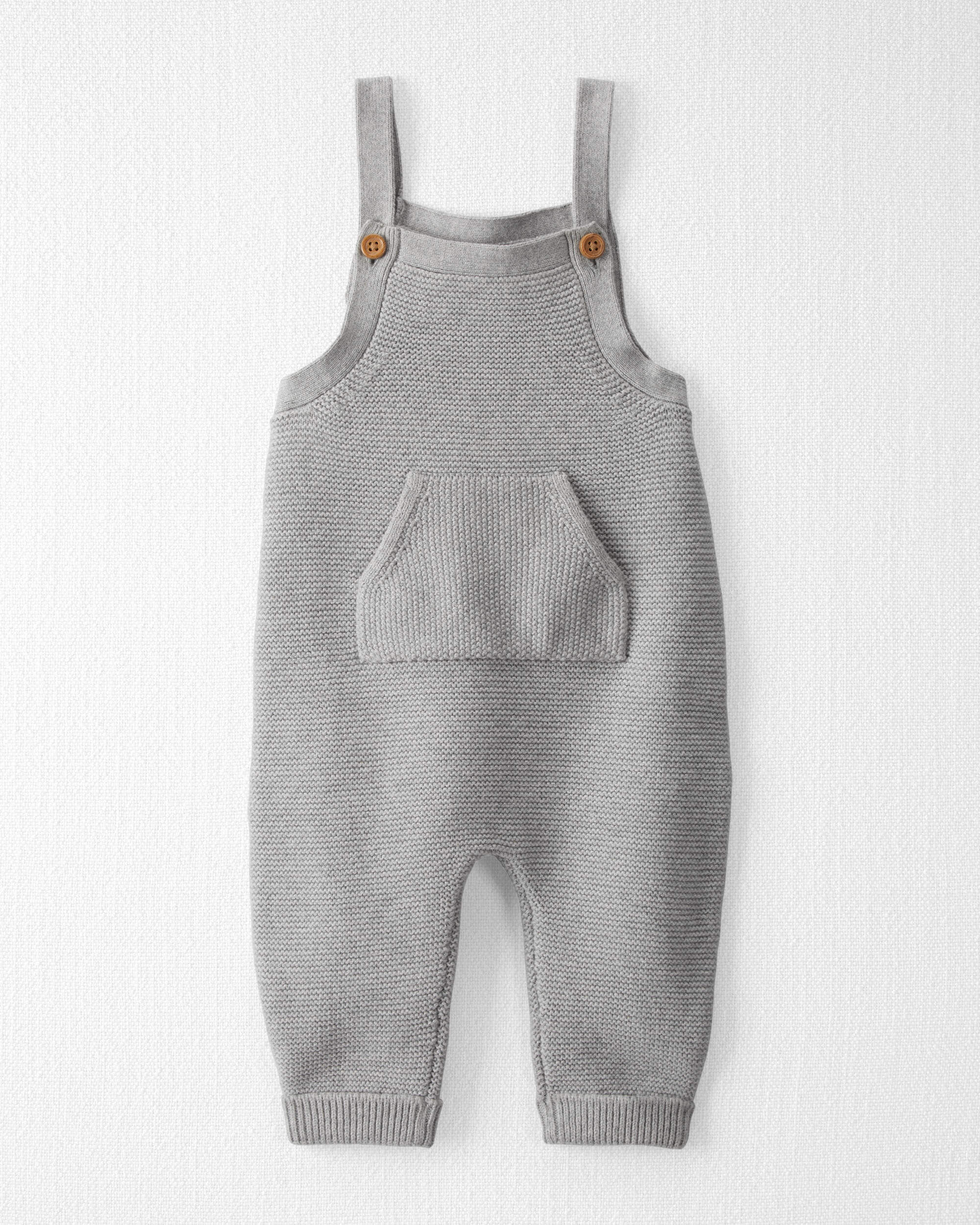 Baby Organic Cotton Sweater Knit Overalls | Carter's Oshkosh Canada