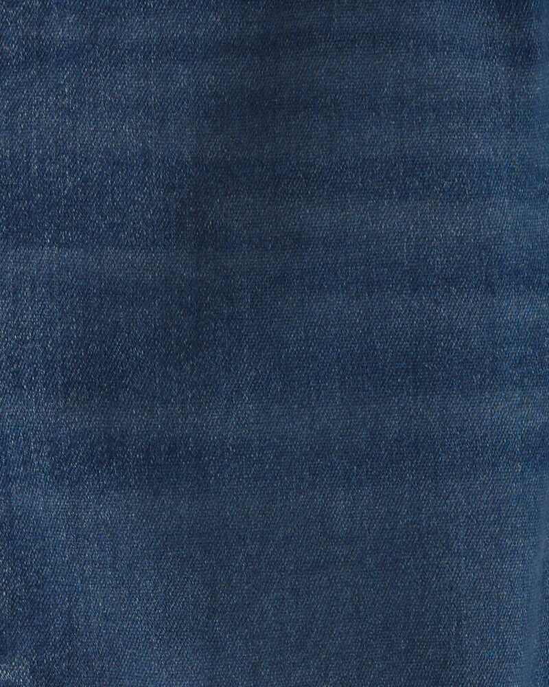 Girls Denim Barrel Jeans - Medium Wash, image 4 of 5 slides