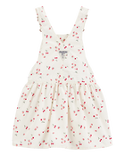 Toddler Girl Cherry-Print Knit Jumper Dress, image 2 of 4 slides