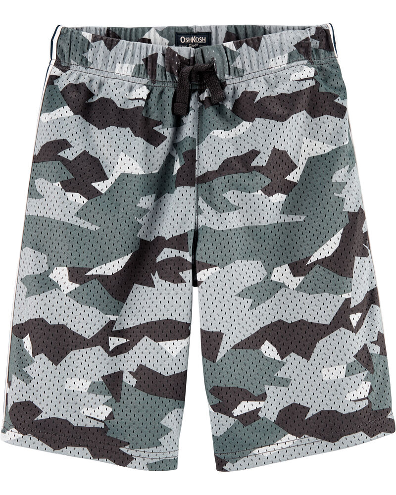 Camo Mesh Basketball Shorts