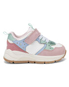 Toddler Girl Colour Block Athletic Shoes- Pink/White, image 2 of 12 slides
