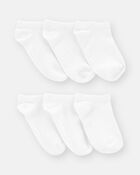 Toddler 6-Pack No-Show Socks, image 1 of 2 slides