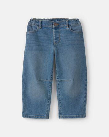 Toddler Girl Denim Barrel Jeans - Medium Wash, 