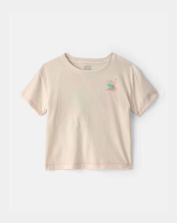 Toddler Girl 'Where the Sun Never Sets' Graphic Tee - Cream, 