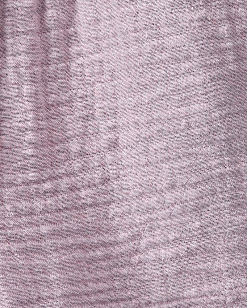 Baby Lilac Organic Cotton Gauze Jumpsuit