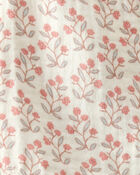 Baby Girl 2-Piece Organic Cotton Gauze Floral-Print Set, image 4 of 5 slides
