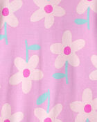 Baby Girl 2-Pack Floral Butterfly 100% Cotton Snug Fit 1-Piece pyjama - Blue/Pink, image 4 of 5 slides