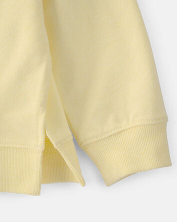 Toddler French Terry Pullover Sweatshirt - Yellow, 