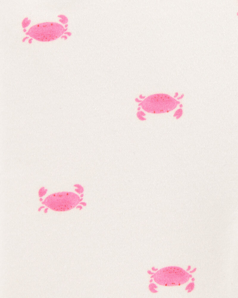 Toddler Girl Crab Print Bike Shorts, image 5 of 6 slides
