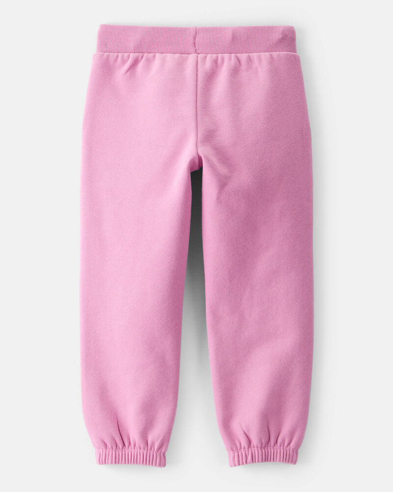 Toddler Girl Cotton Joggers - Purple, image 2 of 4 slides