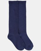 Girls 2-Pack Knee High Socks - Navy, image 1 of 2 slides