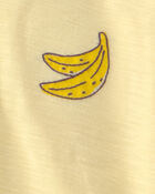 Toddler Boy 2-Piece Banana Top & Short Set - Yellow/Green, image 4 of 5 slides