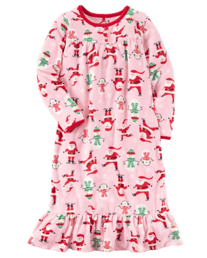 Microfleece Holiday Nightgown Carters Com