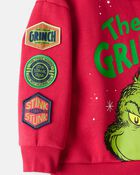 Toddler Christmas Dr. Seuss™ The Grinch Pullover Sweatshirt - Red, image 5 of 6 slides