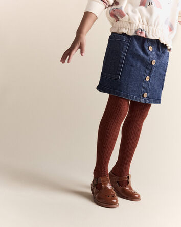 Tout-petit fille - Jupe en denim avec poches Otter - Bleu, 