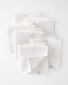 Baby 6-Pack Organic Cotton Washcloths, image 1 of 4 slides