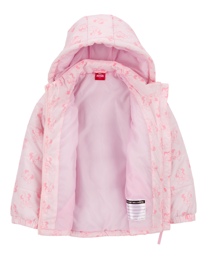 Pink Kid Minnie Mouse Puffer Jacket Carter s Oshkosh Canada