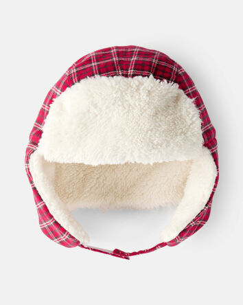 Tout-petit garçon - Chapeau de trappeur à motif écossais, 