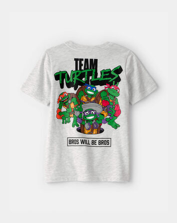 Gar&ccedil;ons - T-shirt &agrave; imprim&eacute; Tortues Ninja - Gris, 