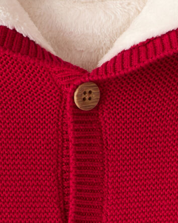 Bébé fille - Veste en tricot - Rouge, 