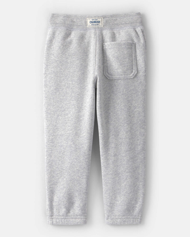 Toddler Boy Oshkosh Logo Pants - Grey, image 2 of 4 slides