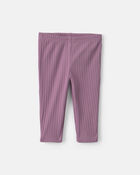 Baby Girl 2-Piece Long-Sleeve Bodysuit & Tulle Pant Set - Purple, image 2 of 4 slides