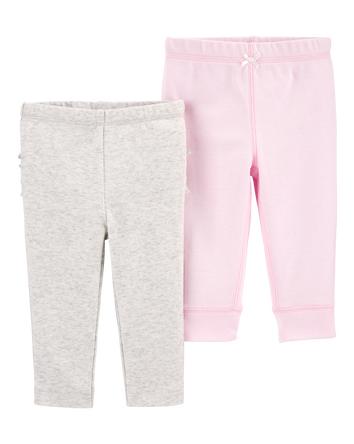 Baby 2-Pack Cotton Pants, 