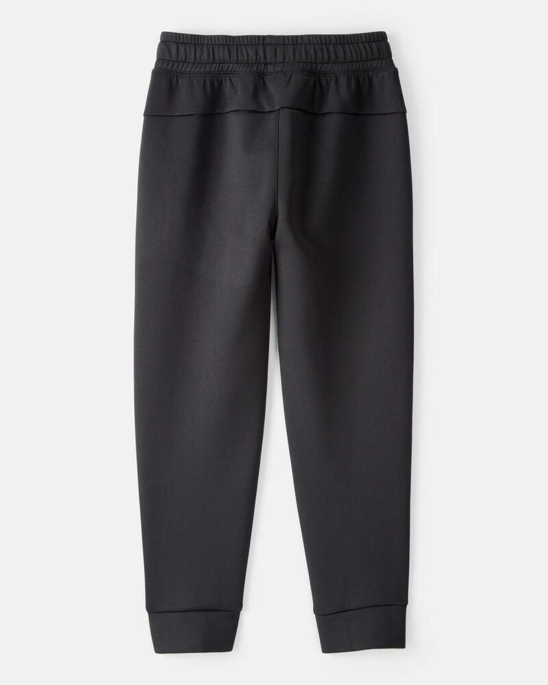 Boys Cotton Active Pants - Black, image 2 of 4 slides