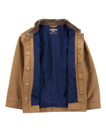 Kid Button-Front Barn Jacket, 